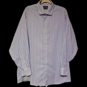 L. Ralph Lauren Black Label 'Performance Stretch Big Fit' Dress Shirt 18.5 34/35
